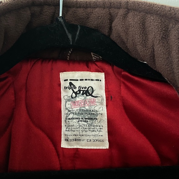 Vintage Triple Five Soul Plaid Vest - Picture 3 of 3